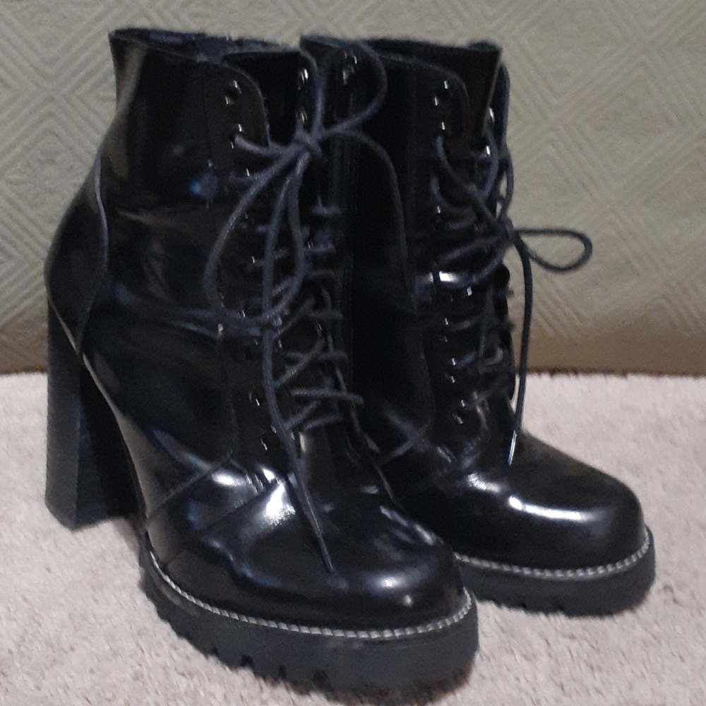 Jeffery Campbell Legion Heeled Boot Size 8.5